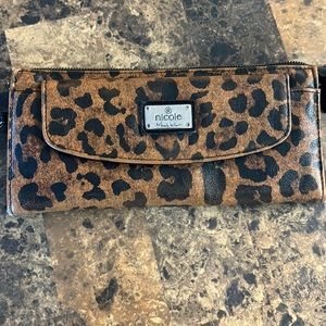 Nicole by Nicole Miller Leopard Wallet
